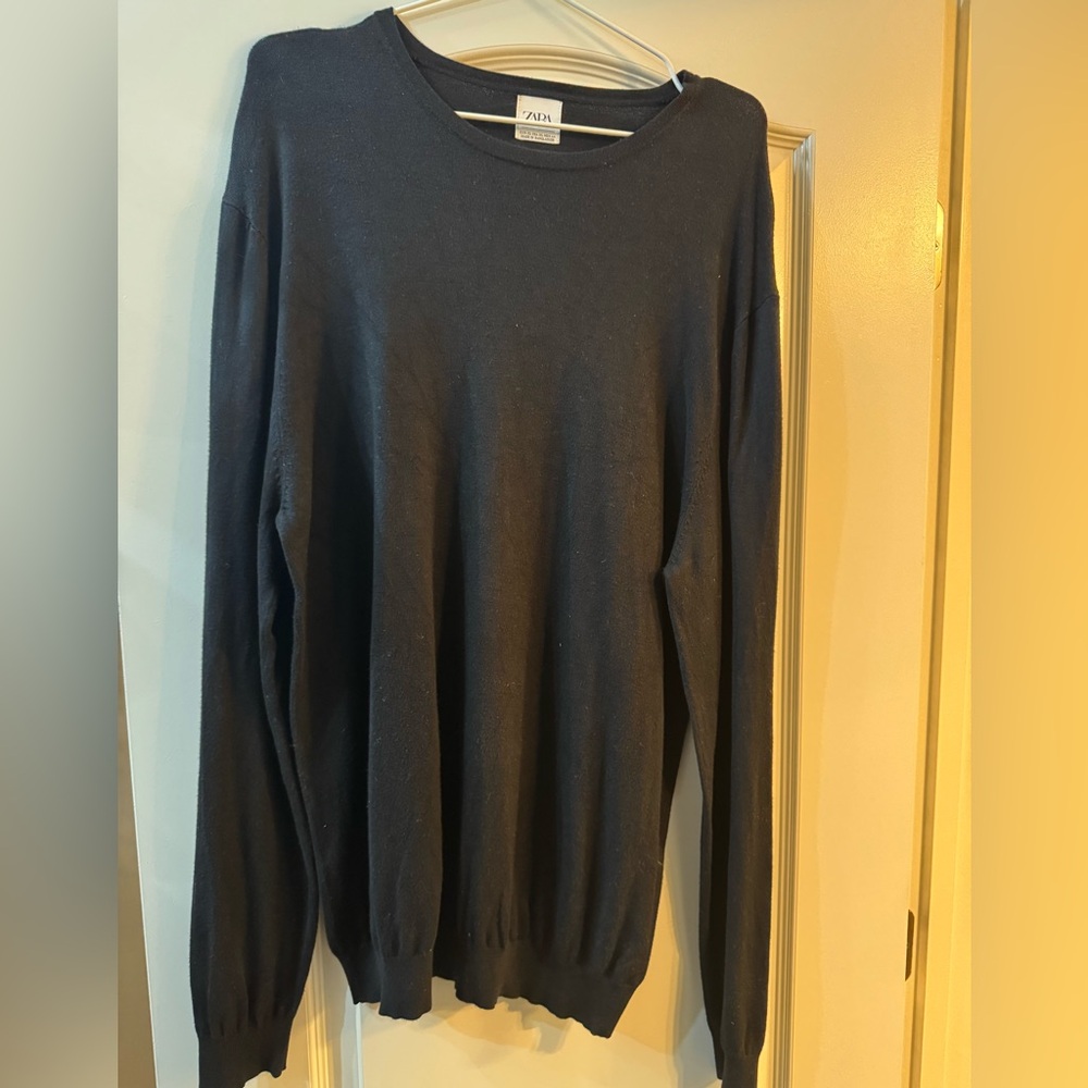 Zara sweater black XL